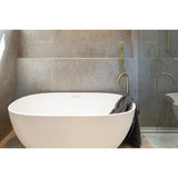 Round Freestanding Bath Spout in Matte Black - alternative product view (13 of 42)