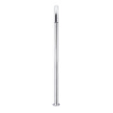 Round Freestanding Bath Spout - Polished Chrome
