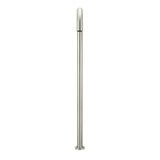 Round Freestanding Bath Spout - Brushed Nickel