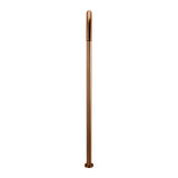 Round Freestanding Bath Spout - Lustre Bronze