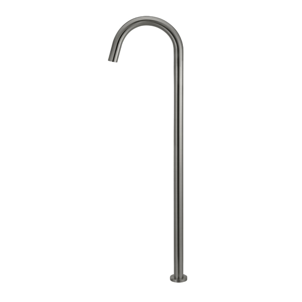 Round Freestanding Bath Spout - Shadow