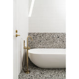 Round Freestanding Bath Spout and Hand Shower in Matte Black - alternative product view (21 of 40)