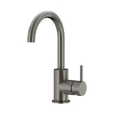 Round Gooseneck Basin Mixer with Cold Start in Matte Black - rear mounting detail (38 of 38)