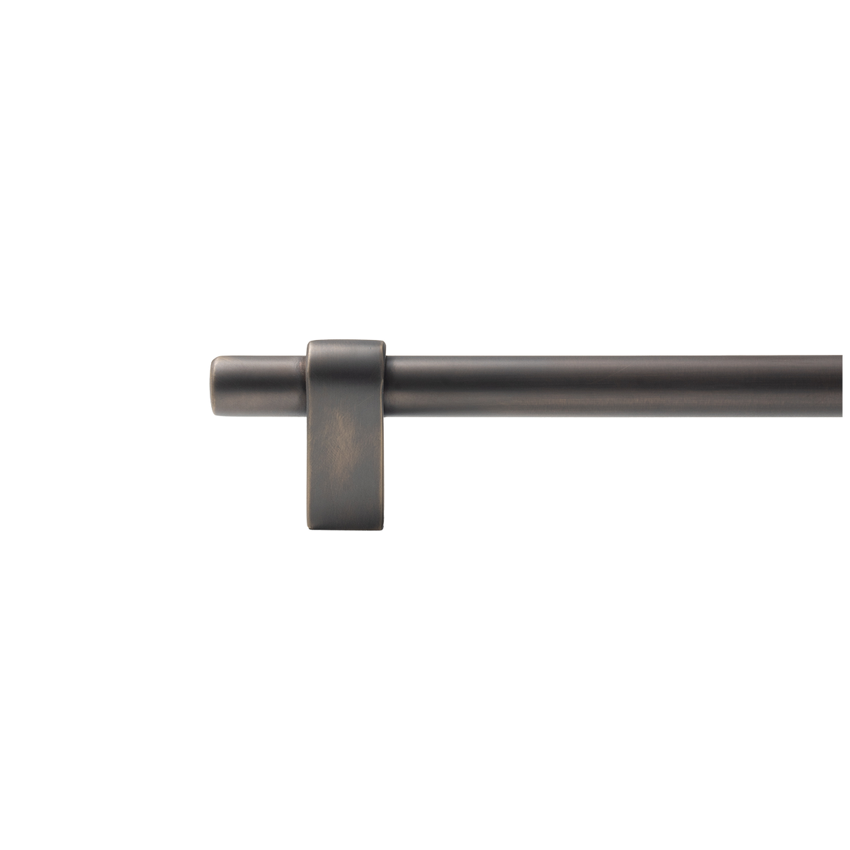 Momo Maida Bar Handle 160mm in English Bronze - rear mounting detail