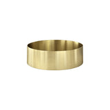 Steel Round Bathroom Basin 380 x 110 - Tiger Bronze