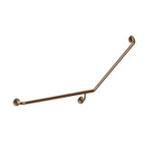 care range 40 degree Left Side grab rail in Tiger Bronze - side profile view