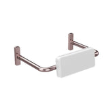care range toilet back rest - front view, bathroom accessory