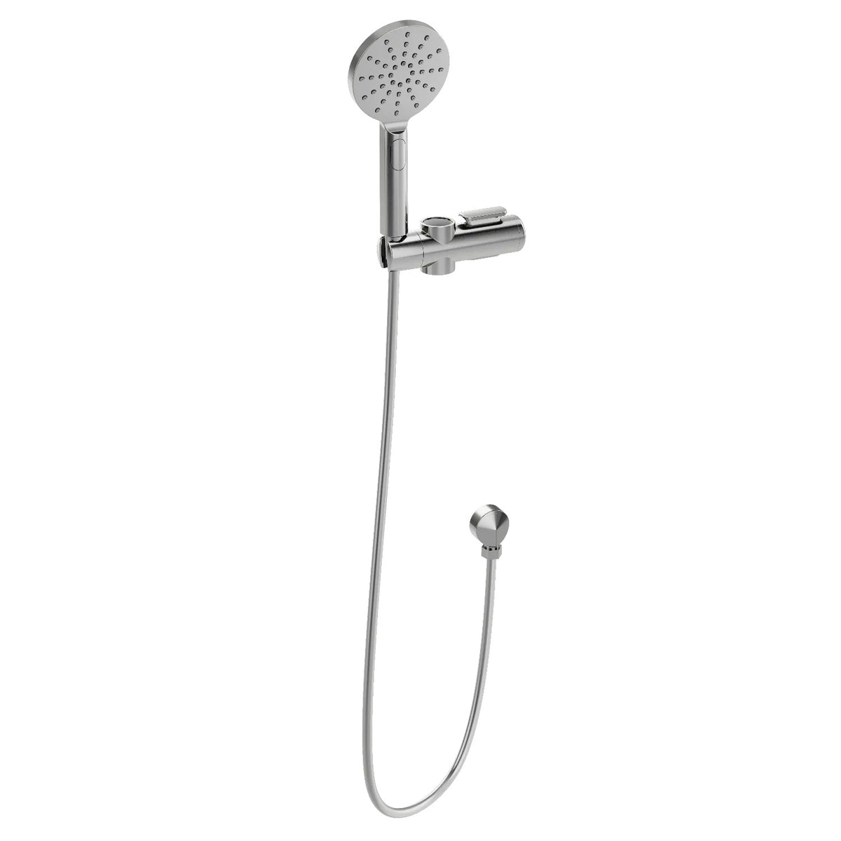 care range hand shower sliding bracket set in Brushed Nickel - close-up detail view