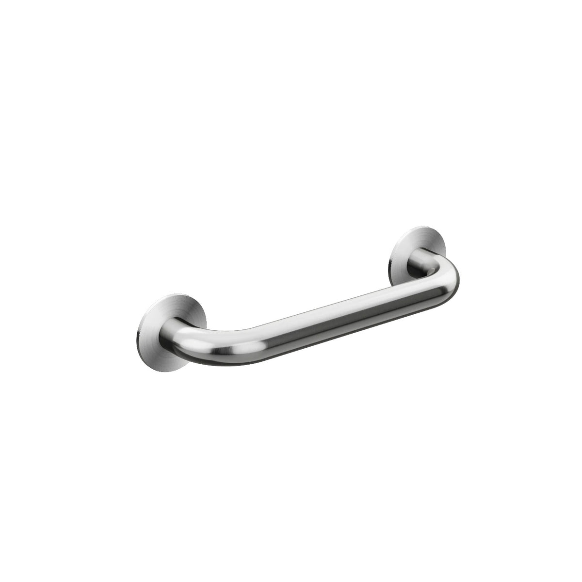 care range straight grab rail 300mm in Brushed Nickel - close-up detail view