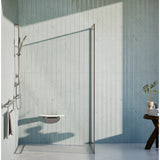 care range straight grab rail 300mm in Tiger Bronze - rear mounting detail