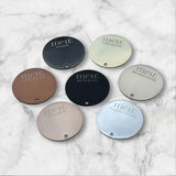 Round Colour Sample Disc Set - angled product view