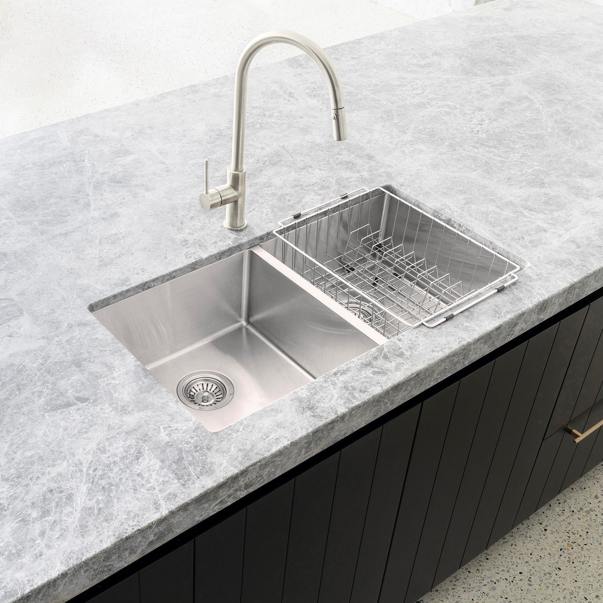 Dish Rack - Brushed Nickel
