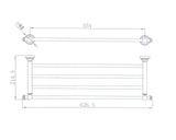 Medoc Bathroom Shelf - Matte Black