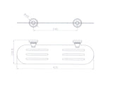Medoc Metal Shelf - Matte Black