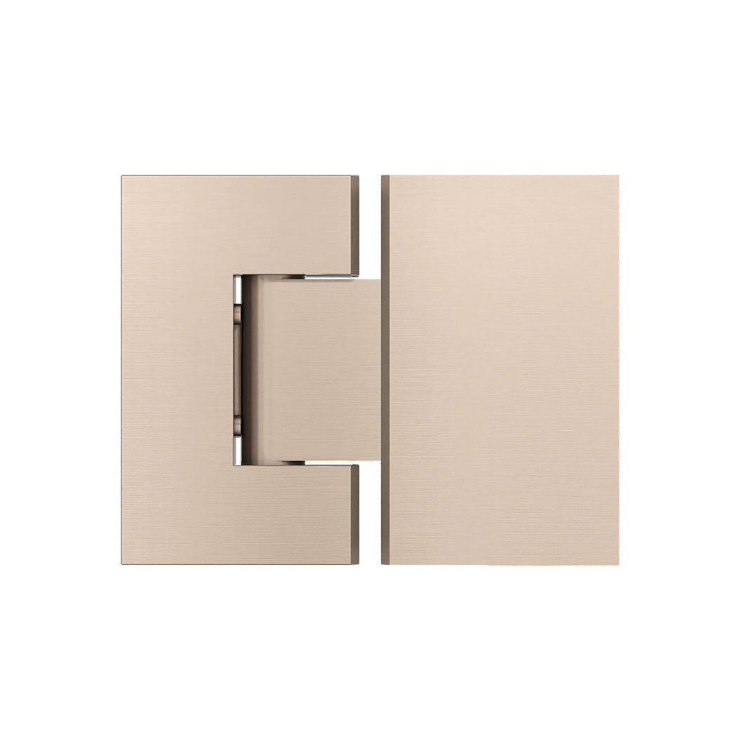 Glass to Glass Shower Door Hinge - Champagne