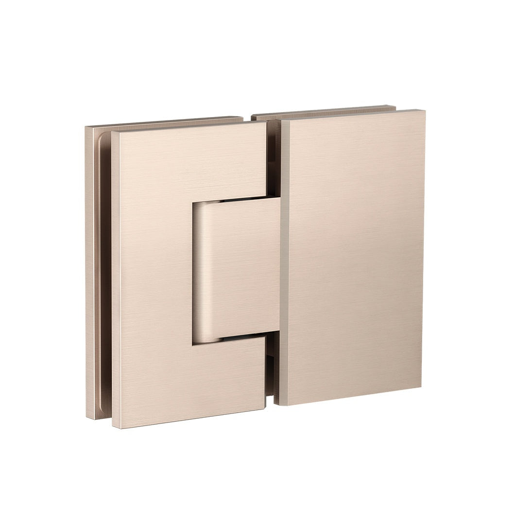 Glass to Glass Shower Door Hinge - Champagne