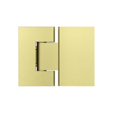 Glass to Glass Shower Door Hinge - Tiger Bronze