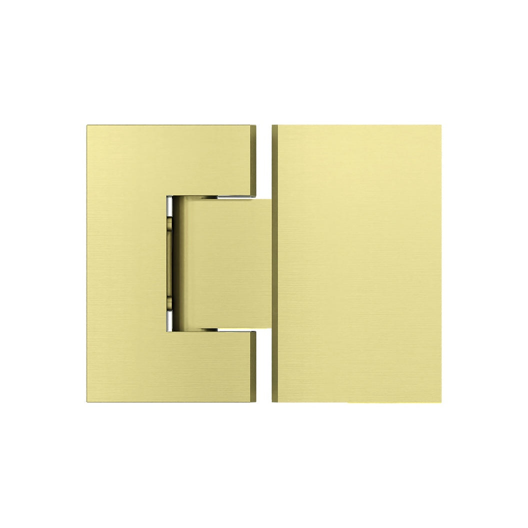 Glass to Glass Shower Door Hinge - Tiger Bronze