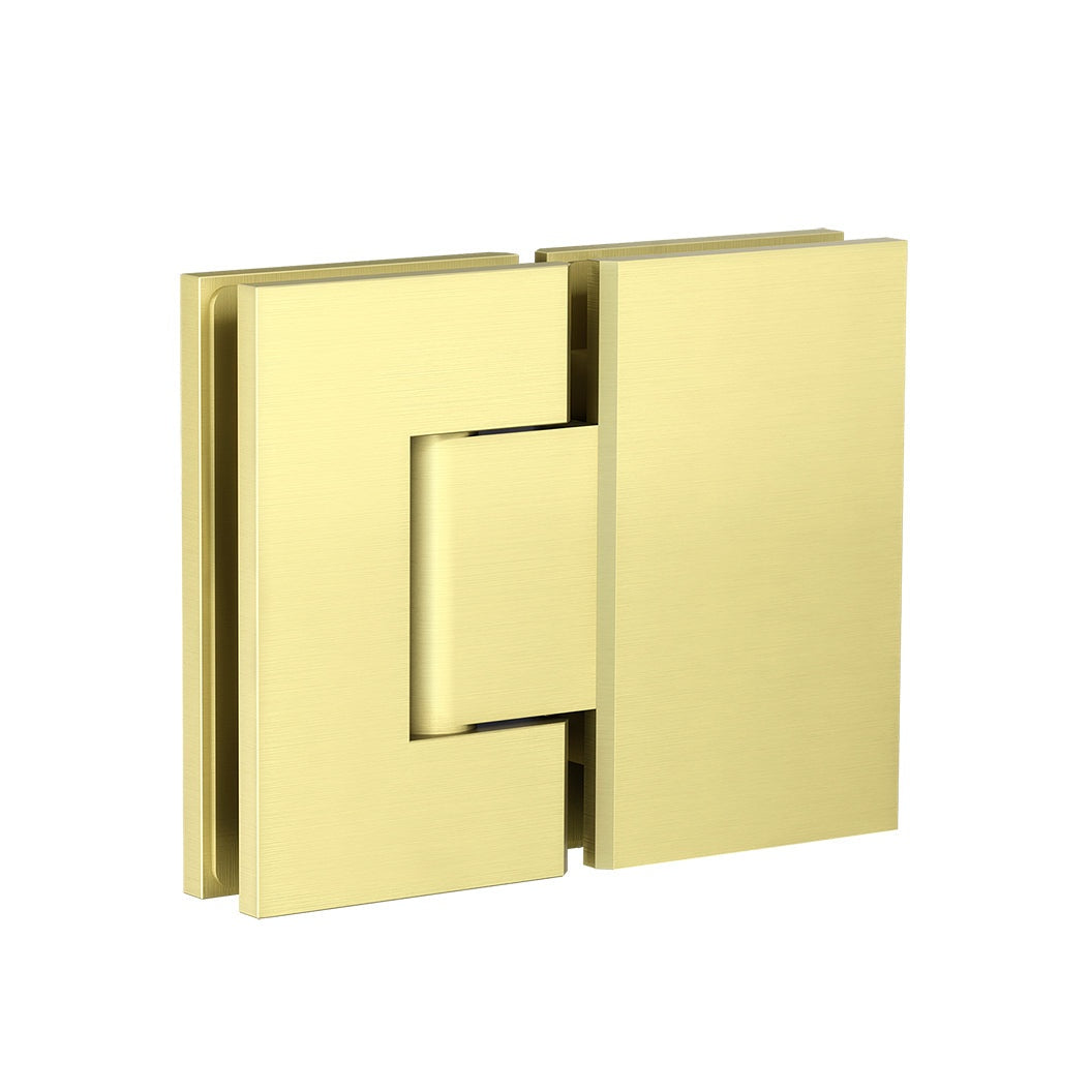 Glass to Glass Shower Door Hinge - Tiger Bronze