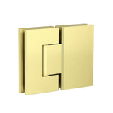 Glass to Glass Shower Door Hinge - Tiger Bronze
