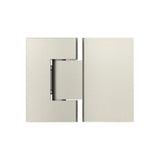 Glass to Glass Shower Door Hinge - Brushed Nickel