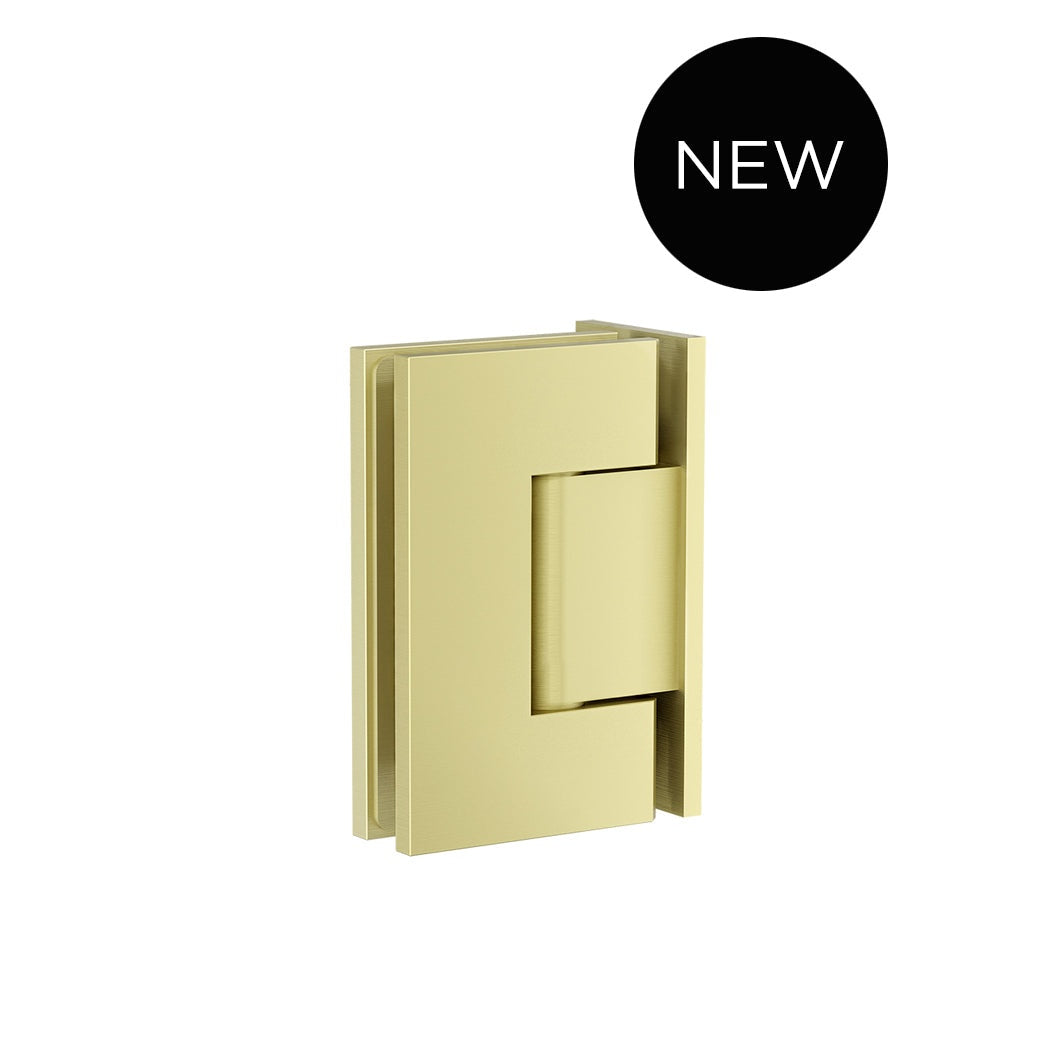 Glass to Wall Shower Door Hinge - rear mounting detail