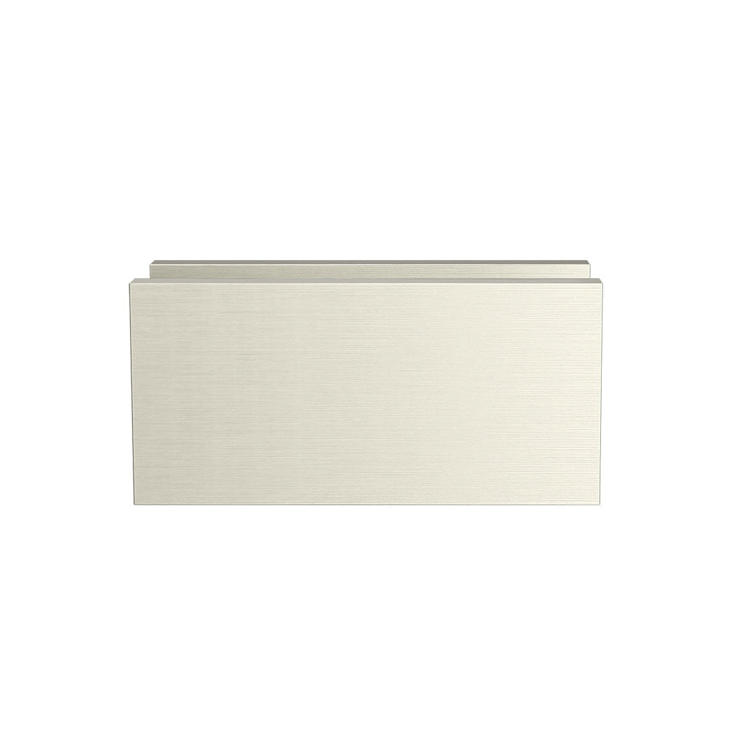 Glass Fixing U Bracket - Brushed Nickel