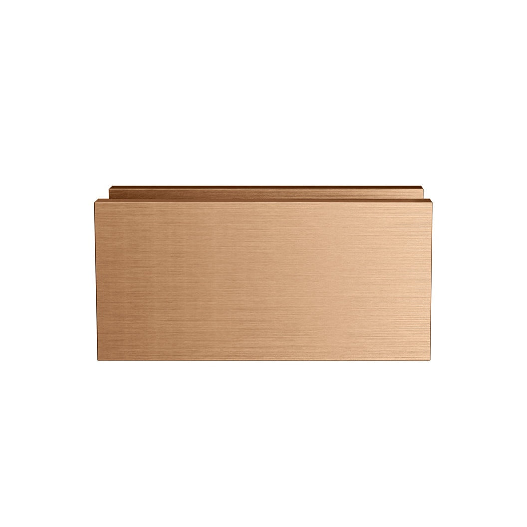 Glass Fixing U Bracket - Lustre Bronze
