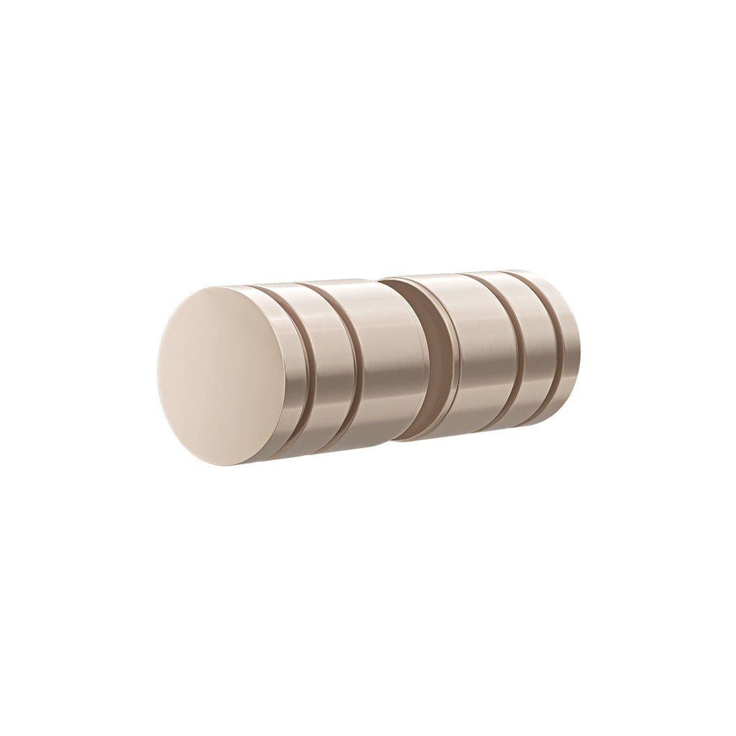 Shower Door Round Handle - side profile view, bathroom accessory