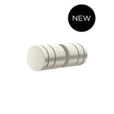 Shower Door Round Handle in Brushed Nickel - full product view