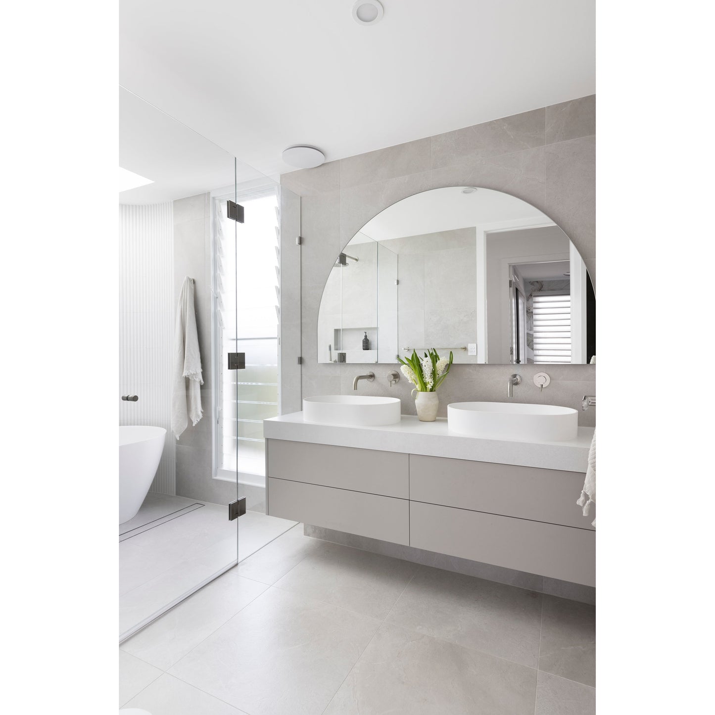 Shower Door Round Handle - Shadow