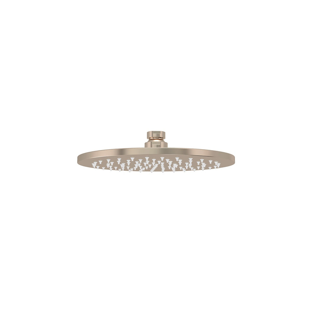 Round Shower Rose 200mm - Champagne