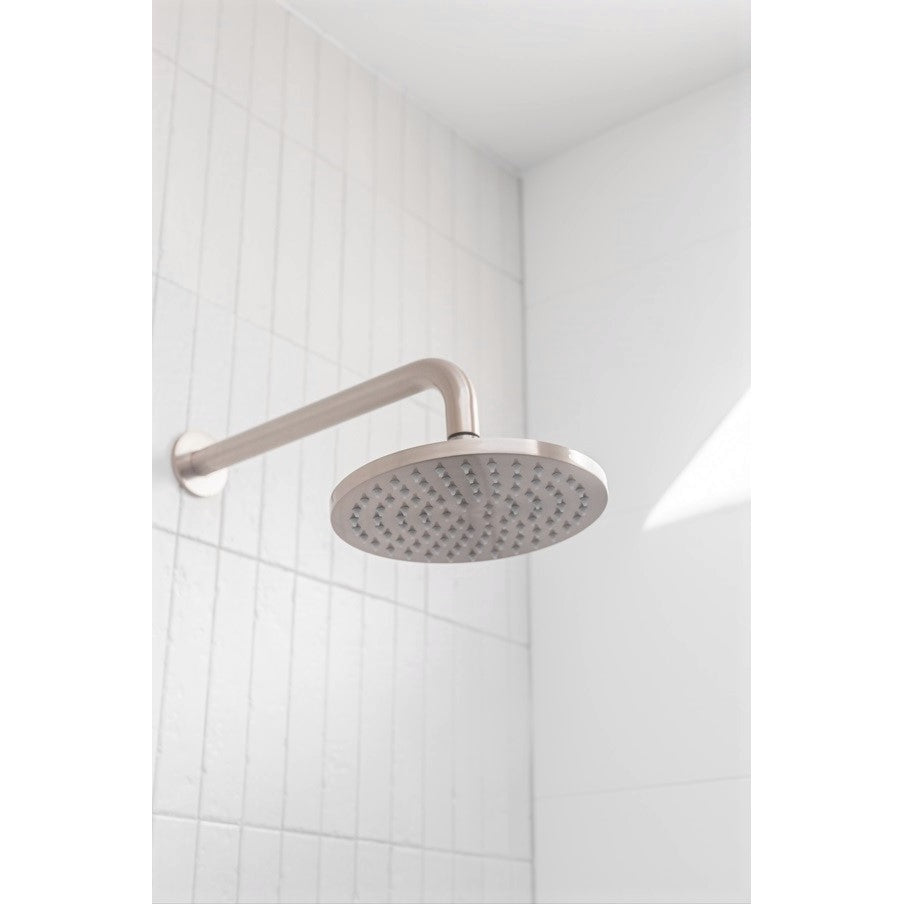 Round Shower Rose 200mm - Champagne