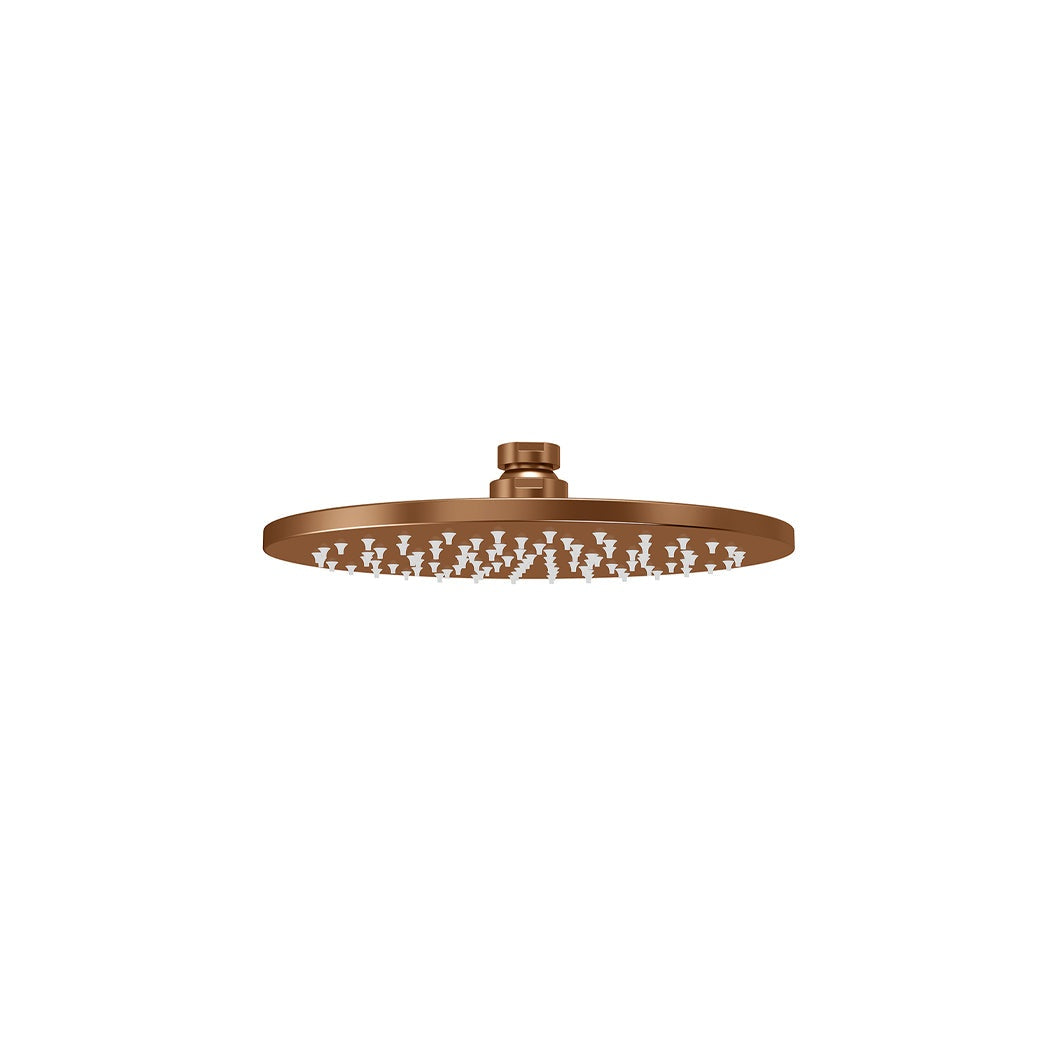 Round Shower Rose 200mm - Lustre Bronze
