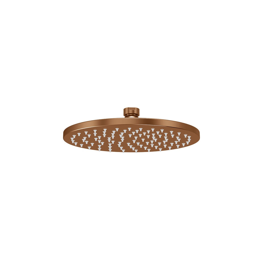 Round Shower Rose 200mm - Lustre Bronze