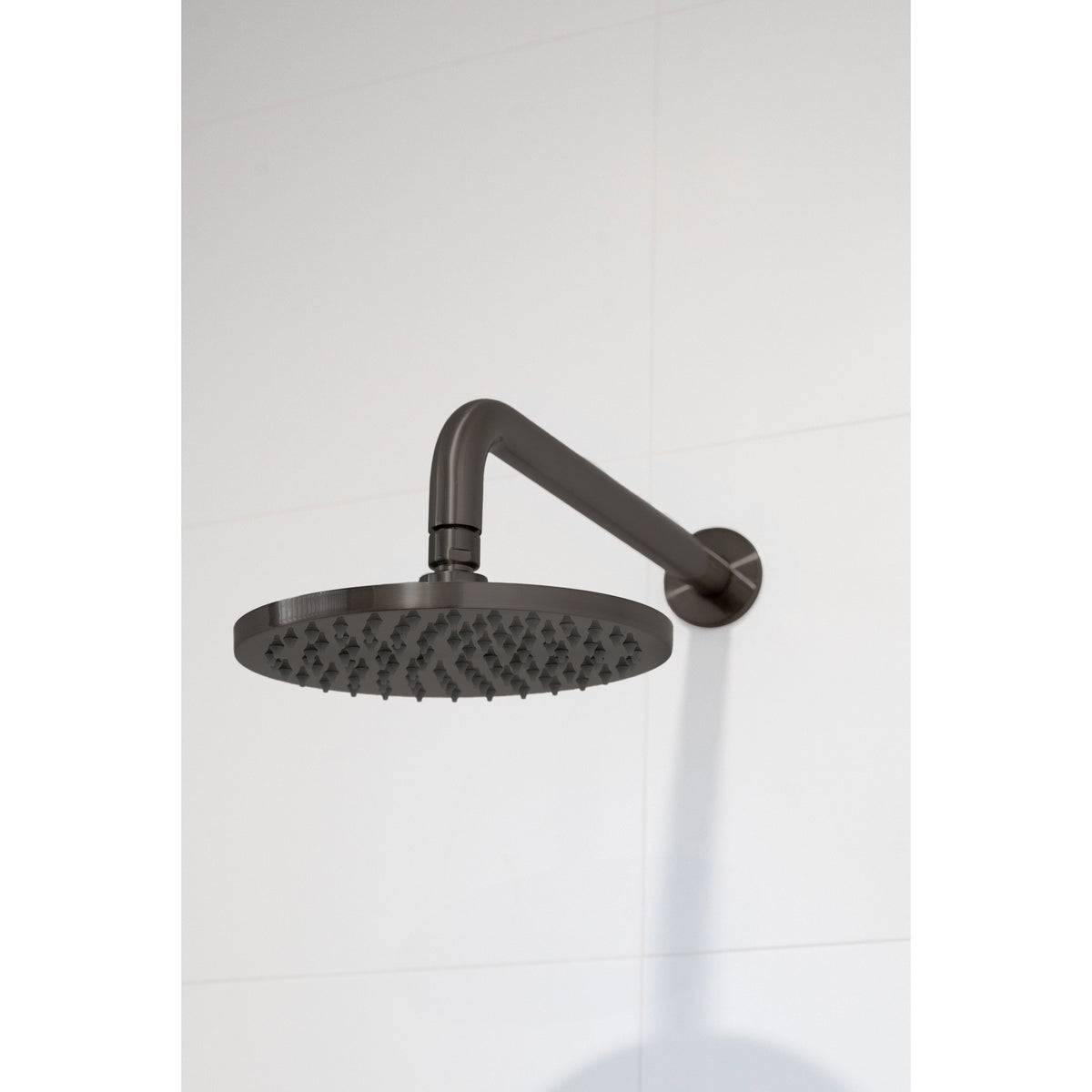 Round Shower Rose 200mm - Shadow