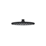 Round Shower Rose 200mm - Matte Black