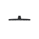 Round Shower Rose 200mm - Matte Black