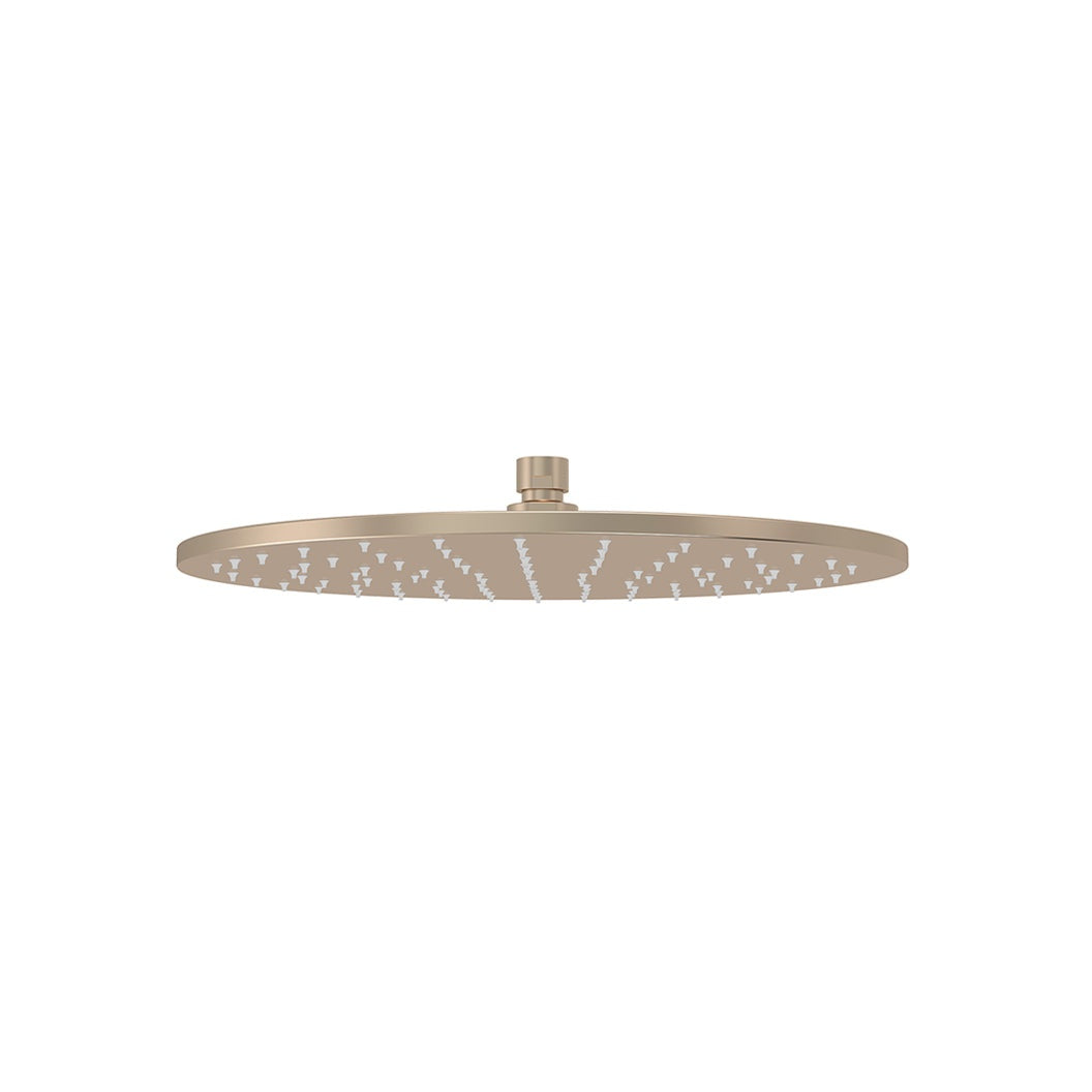 Round Shower Rose 300mm - Champagne