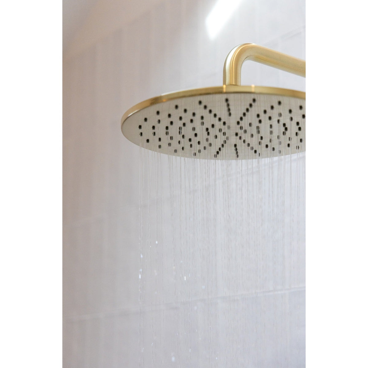 Round Shower Rose 300mm - Tiger Bronze