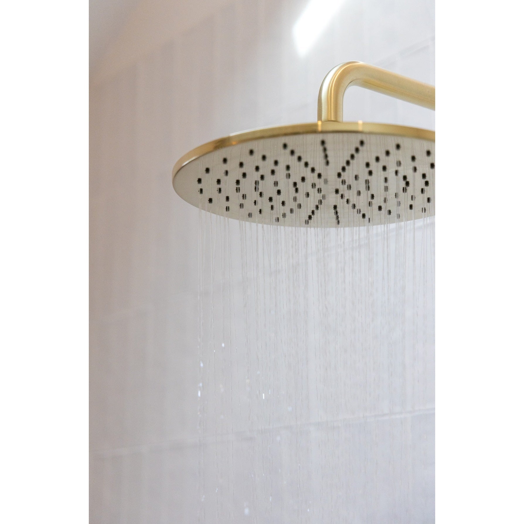 Round Shower Rose 300mm - Tiger Bronze