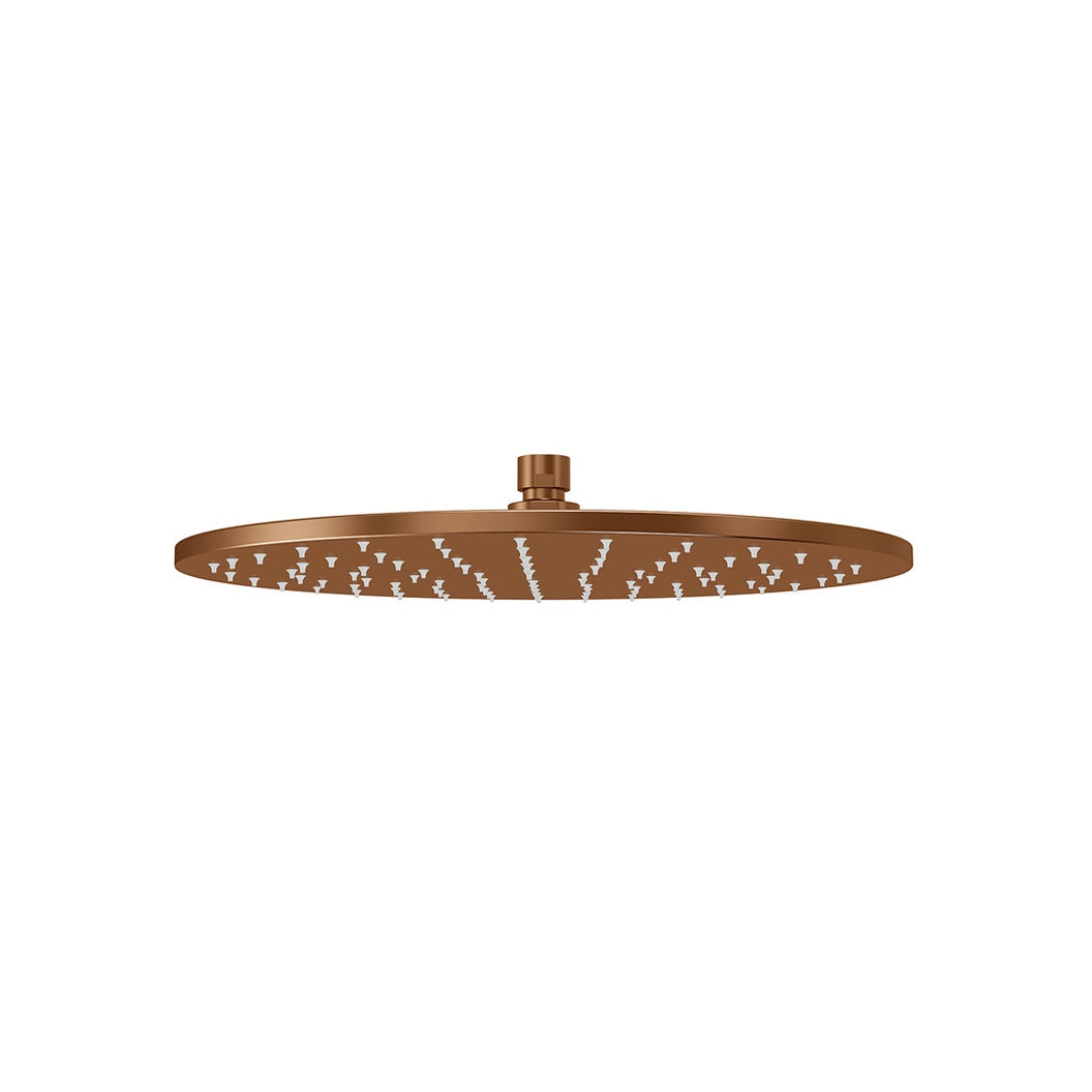 Round Shower Rose 300mm - Lustre Bronze