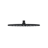 Round Shower Rose 300mm - Matte Black