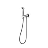 bidet spray with mixer - close-up detail view, bathroom accessory