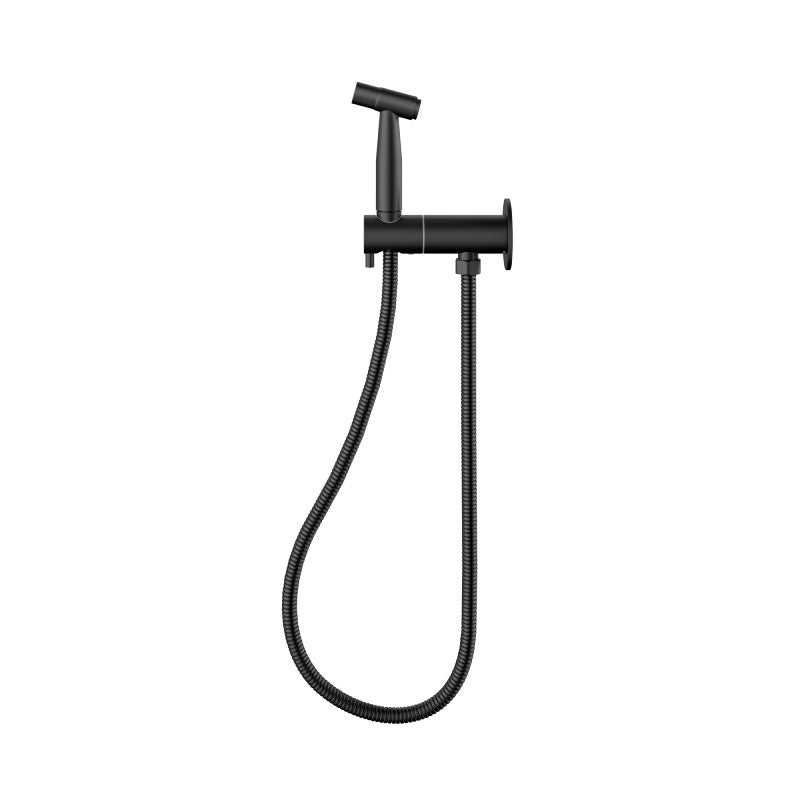 bidet spray with mixer - angled product view, bathroom accessory