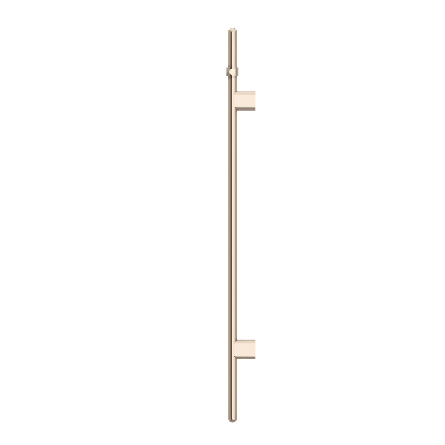 Heated Vertical Towel Rail - Champagne