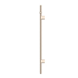 Heated Vertical Towel Rail in Polished Chrome - full product view