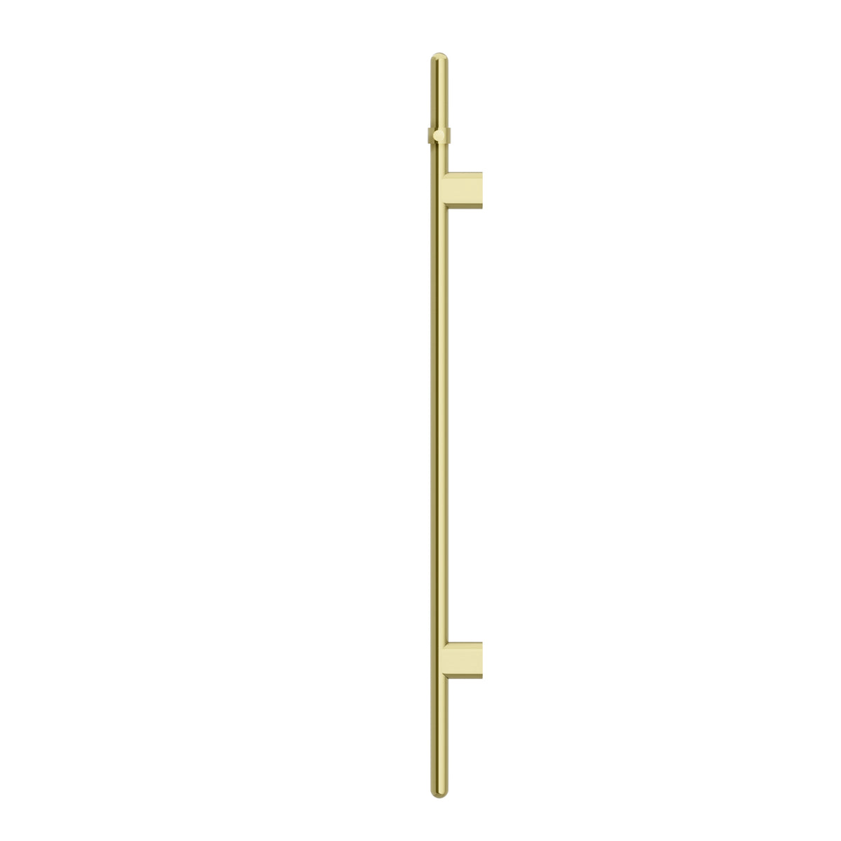 Heated Vertical Towel Rail - rear mounting detail, bathroom accessory (14 of 39)