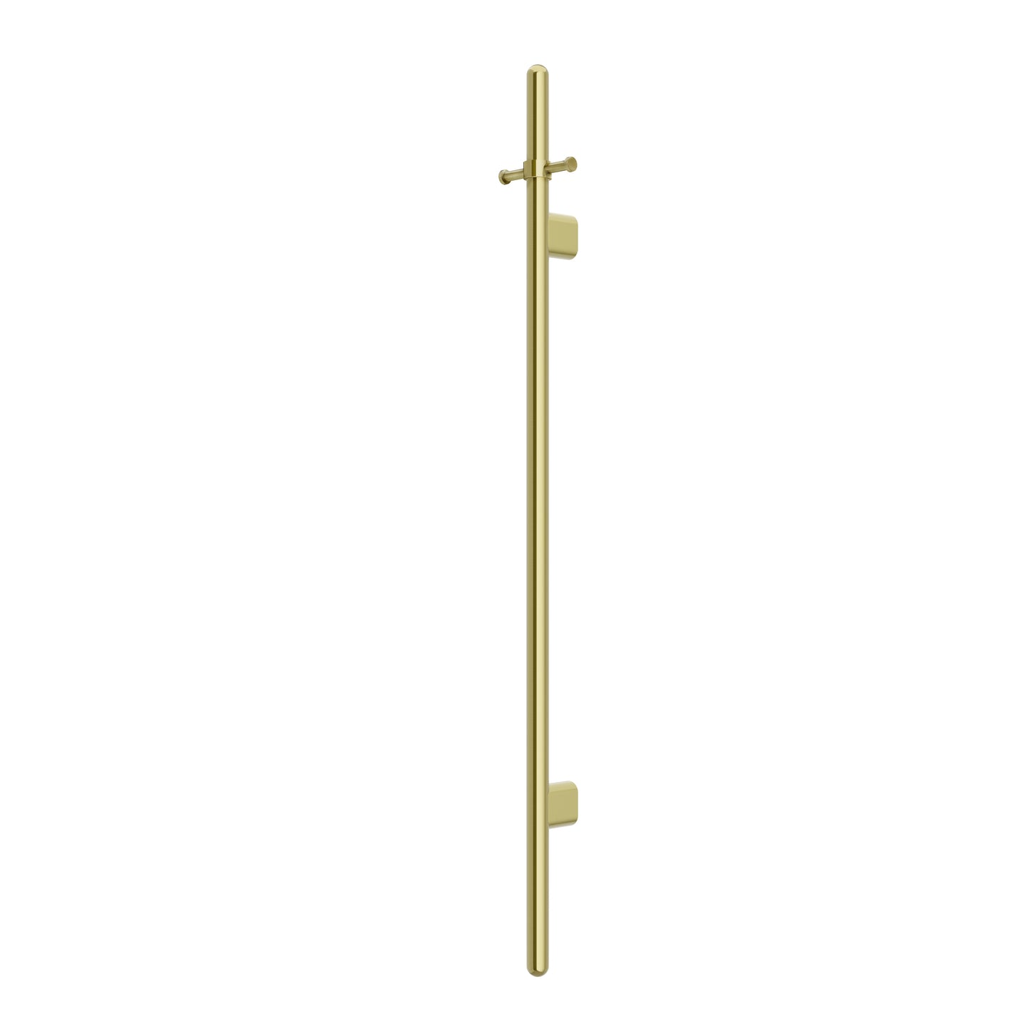 Heated Vertical Towel Rail - Tiger Bronze