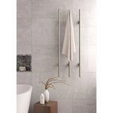 Heated Vertical Towel Rail - front view, bathroom accessory (17 of 39)